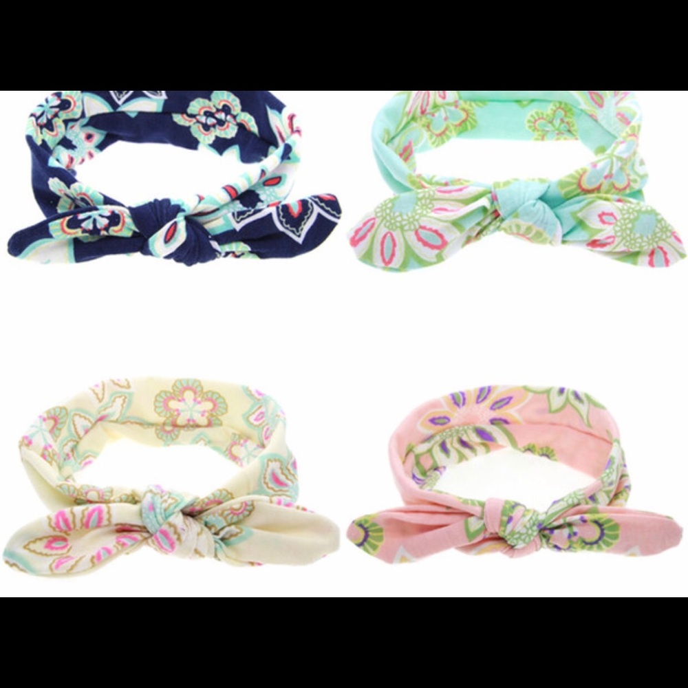 Knotted floral headband